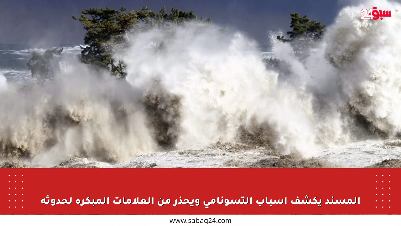 المسند يكشف أسباب التسونامي ويحذر من العلامات المبكرة لحدوثه